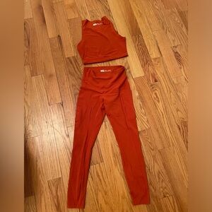 REI Co-op Take Your Time 7/8 Leggings & Bra top size small